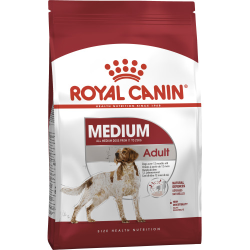 Сухий корм для дорослих собак середніх порід ROYAL CANIN MEDIUM ADULT (домашня птиця), 4 кг